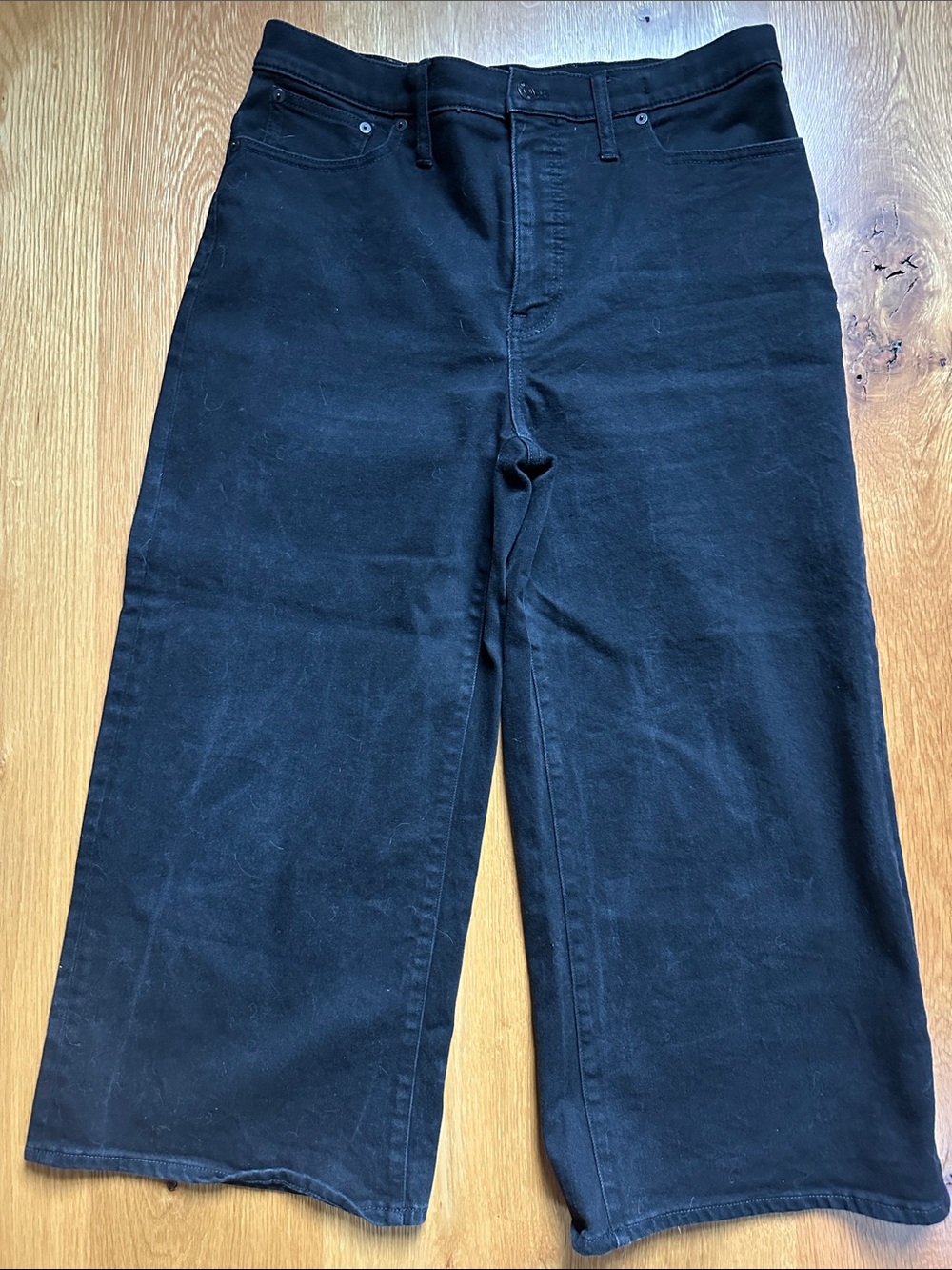 Madewell Wide Leg Crop Jeans